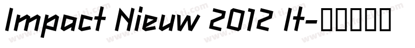 Impact Nieuw 2012 It字体转换